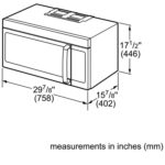 Bosch 500 Series Over-the-Range- 2.1 Cu.