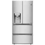 LG 33″ 18.3 Cu Ft French Door with Water & Ice Dispenser