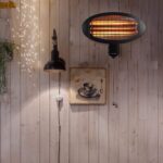 Wall Mounted Electric Patio Heater Ceiling Mount Quartz